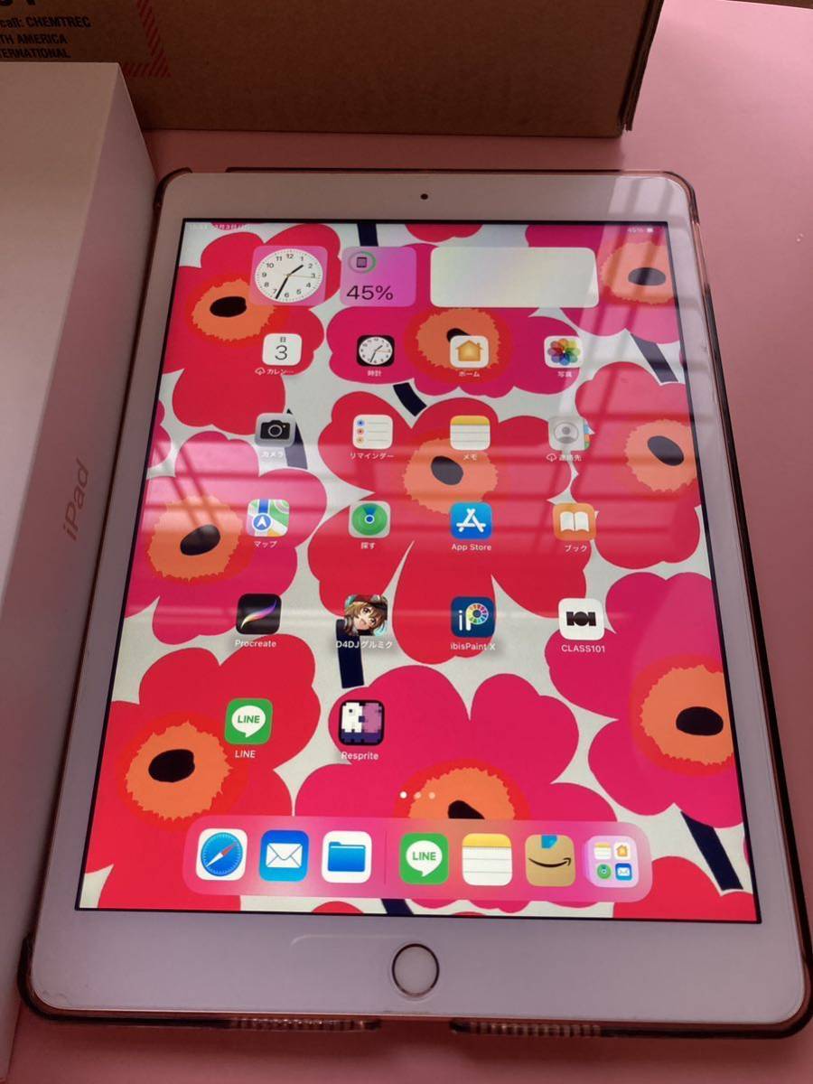  iPad 10.2インチ 第7世代 Wi-Fiモデル 32GB ゴールド 箱あり 付属品未使用 バッテリー残95% 完動極美品 _画像2
