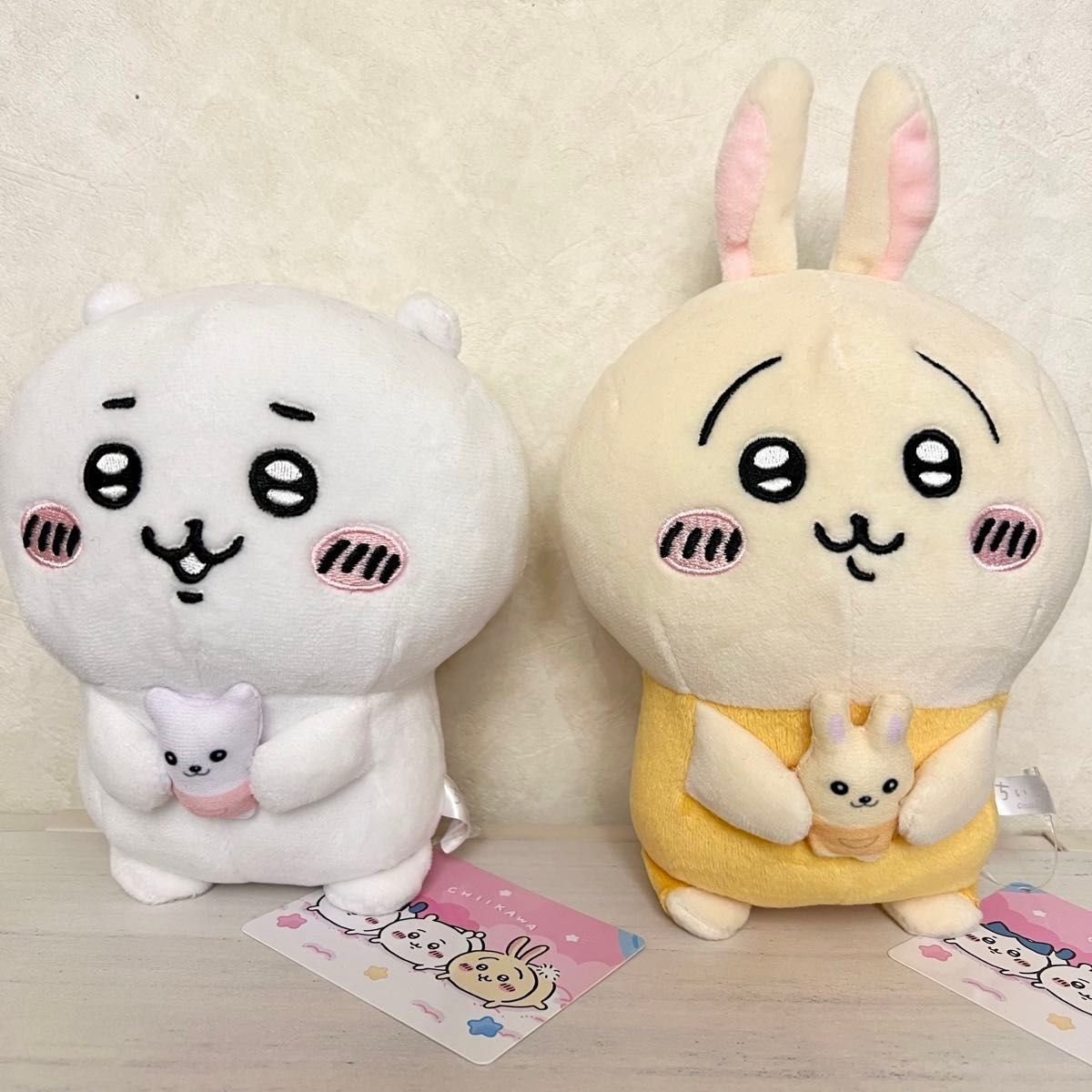 新品未使用】ちいかわ うさぎ なんとかバニア ぬいぐるみ 2点 新品未使用】ちいかわ うさぎ なんとかバニア ぬいぐるみ 2点