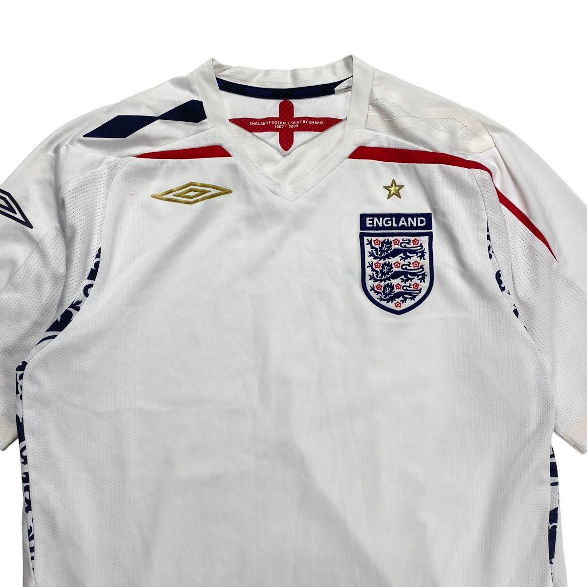 期間限定セール〜5/10 UMBRO アンブロ サッカー イングランド代表 2007-09 レプリカユニフォーム ゲームシャツ M