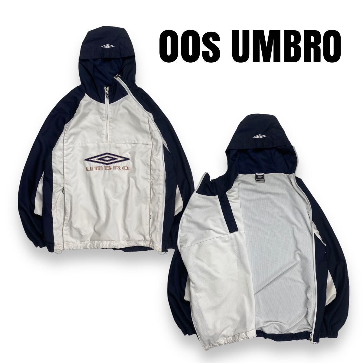 00s UMBRO アンブロ サイドワインダー アノラックパーカー 00s UMBRO アンブロ サイドワインダー アノラックパーカー