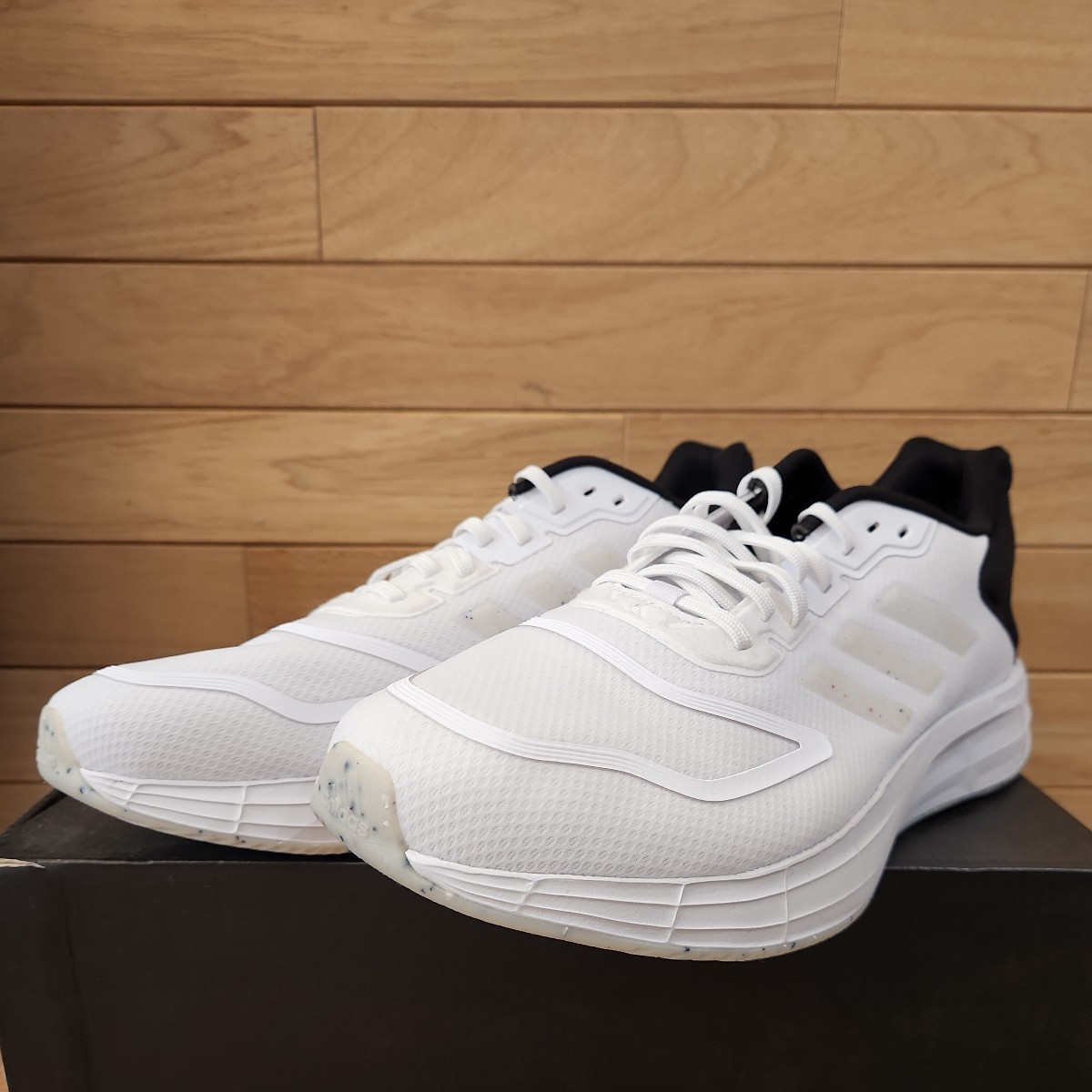 26.5cm new goods regular goods Adidas (adidas)( men's ) sport shoes running shoes te.lamoSL 2.0 GX8708 DURAMO white 