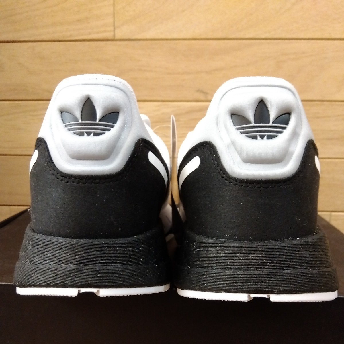 26.5cm new goods regular goods ADIDAS originals Adidas ZX1K BOOST Z X 1K boost white / black FX6510