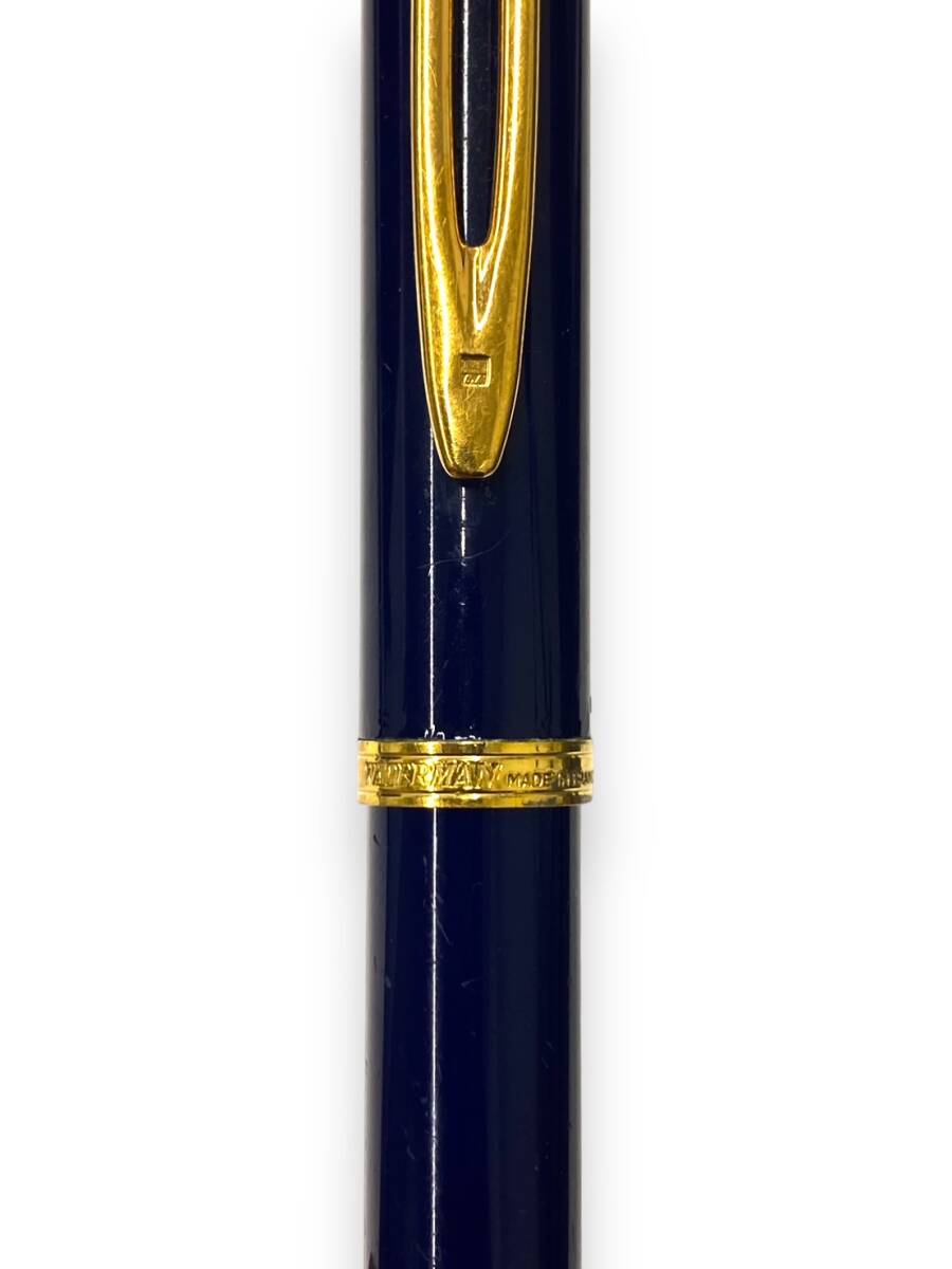 WATERMAN Waterman fountain pen Fountain Pen Made in FRANCE pen .750 18K K18 navy × Gold ink none writing implements stationery 