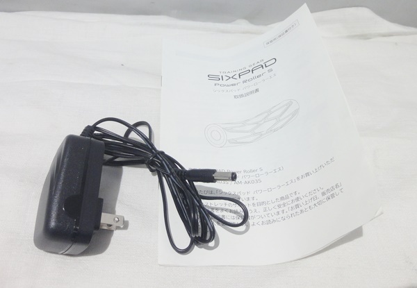 USED品☆SIXPAD シックスパッド パワーローラーS パワーローラーエス SE-AA03S 通電のみ確認 取説付き☆_画像5