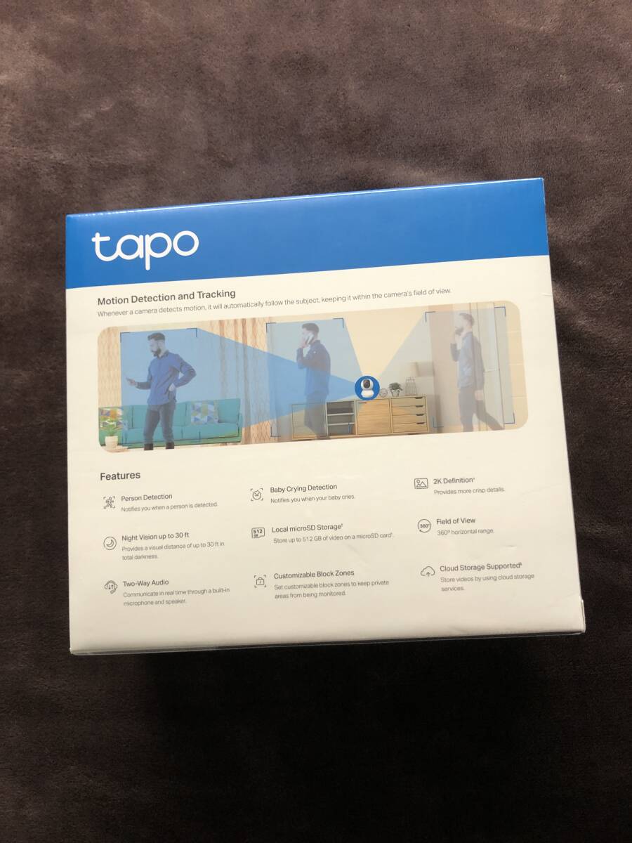 Tapo C210P2 　300万画素 ネットワーク Wi-Fiカメラ 2個セット ペットカメラ フルHD 屋内カメラ 夜間撮影_未開封