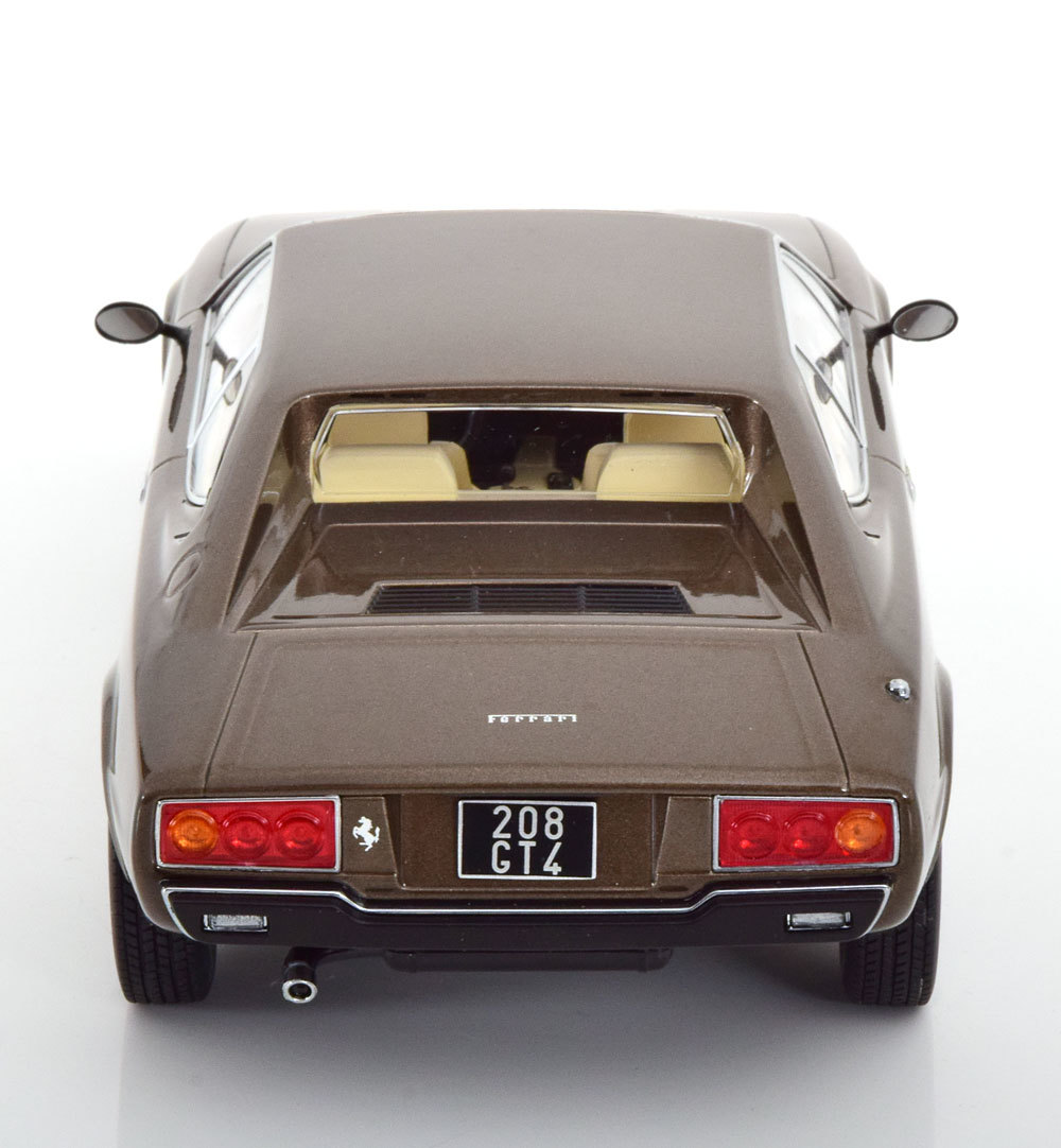 ＜予約品＞　KK scale 1/18 Ferrari 208 GT4 1975　ブラウンメタリック　ダイキャスト製　フェラーリ_画像4