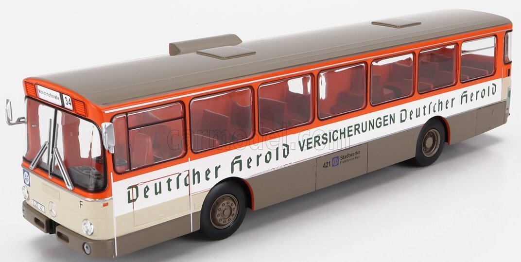 1/43　バスコレクションばらし　MERCEDES BENZ 0350 AUTOBUS MONCHHOFSTRASSE 1968_画像1