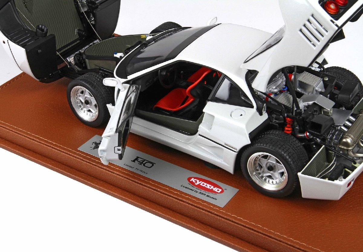 < reservation goods > BBR Kyosho 1/18 Ferrari F40 metallic white Ferrari die-cast made 