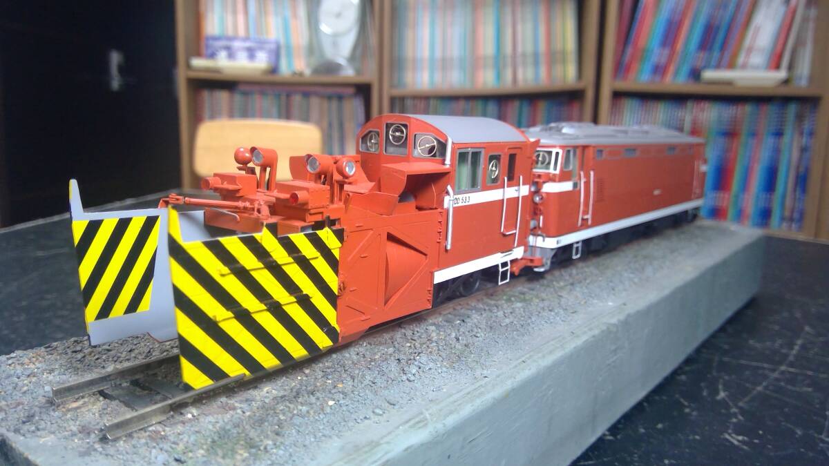 モア 国鉄DD53－3 改造型 ロータリー除雪車付 1/80 16.5ミリ 完成品の画像1