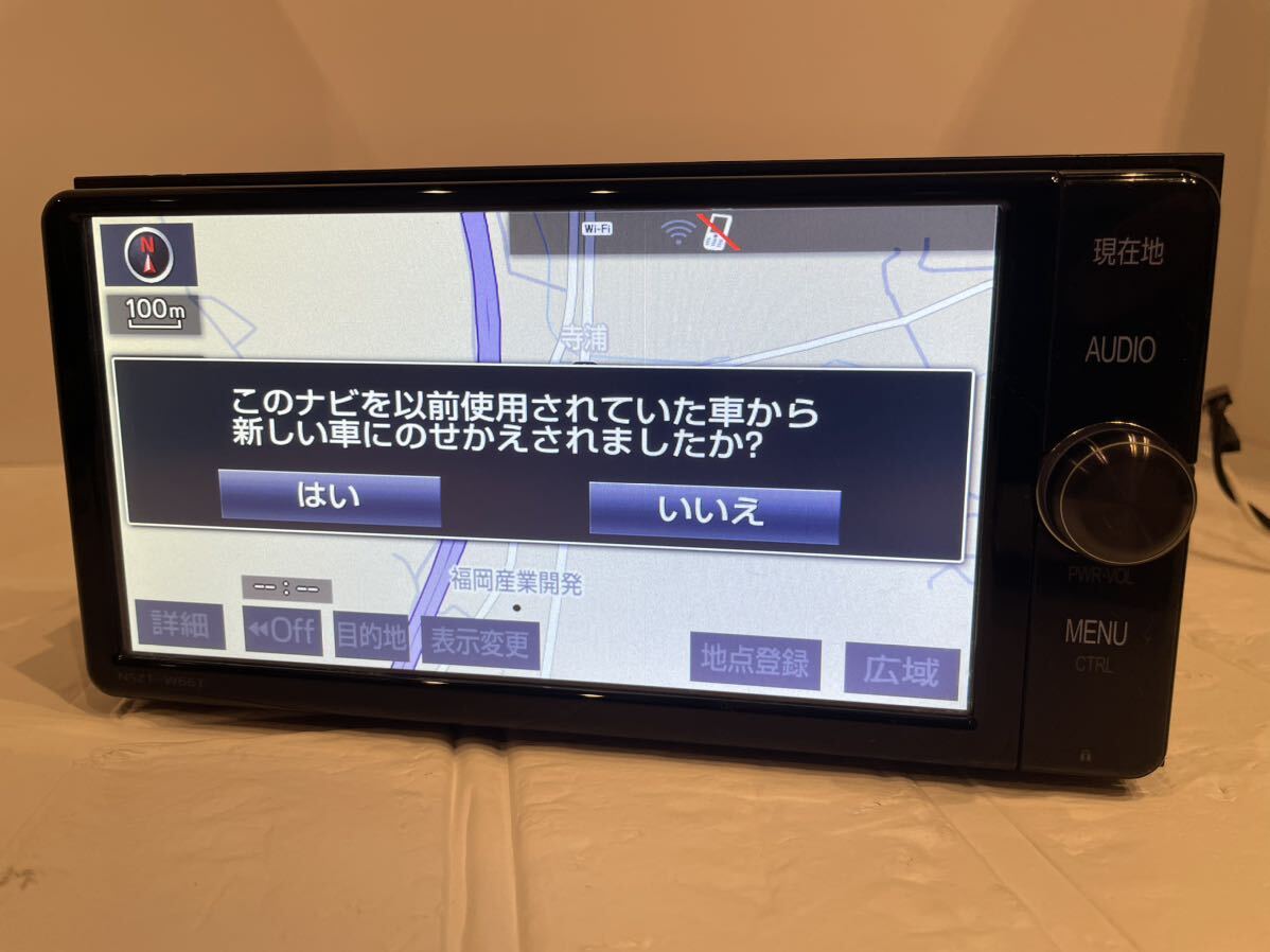 トヨタ純正SDナビ NSZT-W66T セキュリティ解除済み DVD Bluetooth 2017年地図データ_画像1