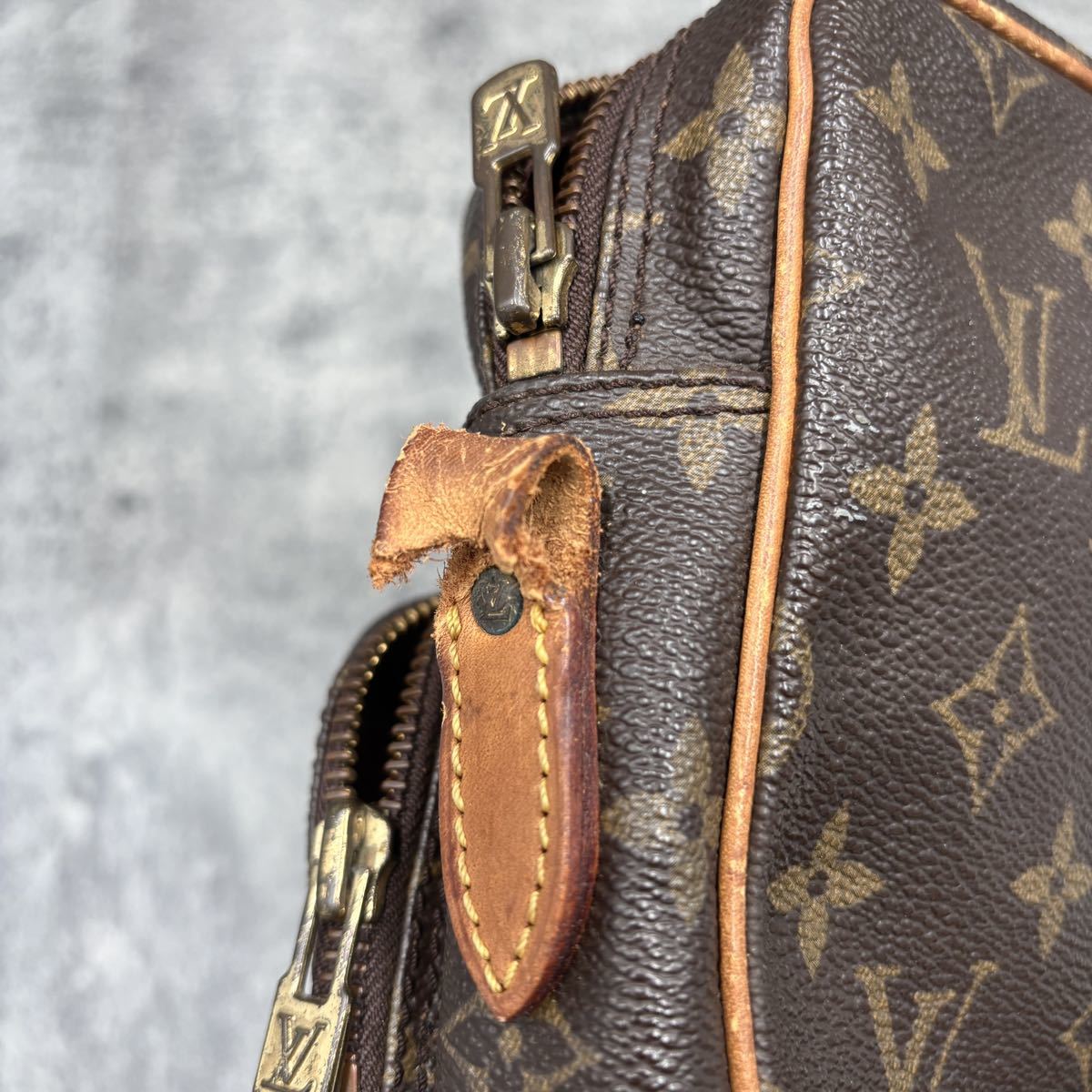 【1円～】ルイヴィトン Louis Vuitton バッグ ショルダーバッグ アマゾン モノグラム M45236 TH8909 ブラウン レザー 中古