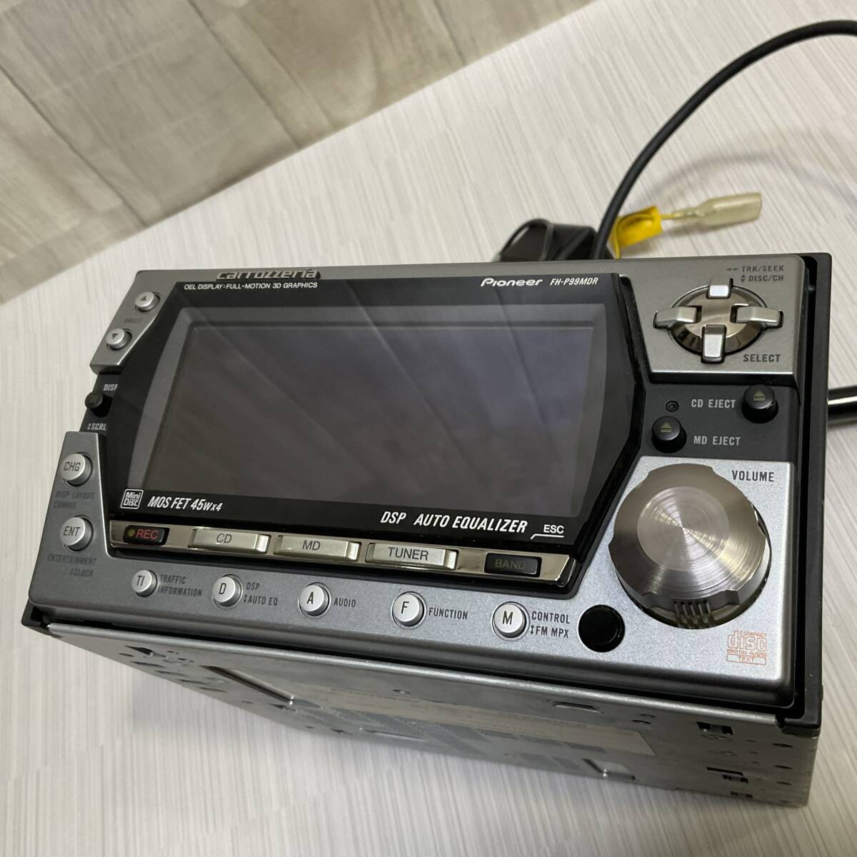 カロッツェリア FH-P99MDR CD、MD、ラジオ、各種動作確認済_画像4