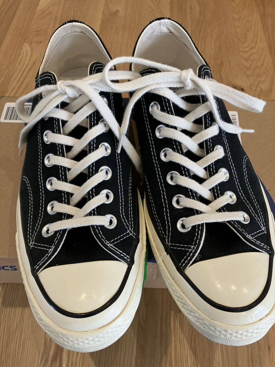 コンバース CONVERSE オールスター チャックテイラー ALL STAR ローカット Chuck Taylor 黒 ブラック 27.5の画像1