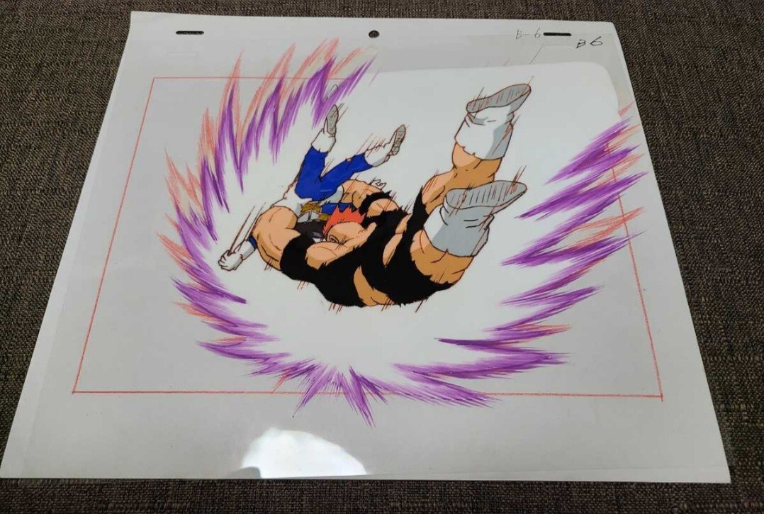 DRAGON BALL セル画 ベジータ リクーム 直筆動画付き 名シーン DRAGON BALL セル画 ベジータ リクーム 直筆動画付き 名シーン
