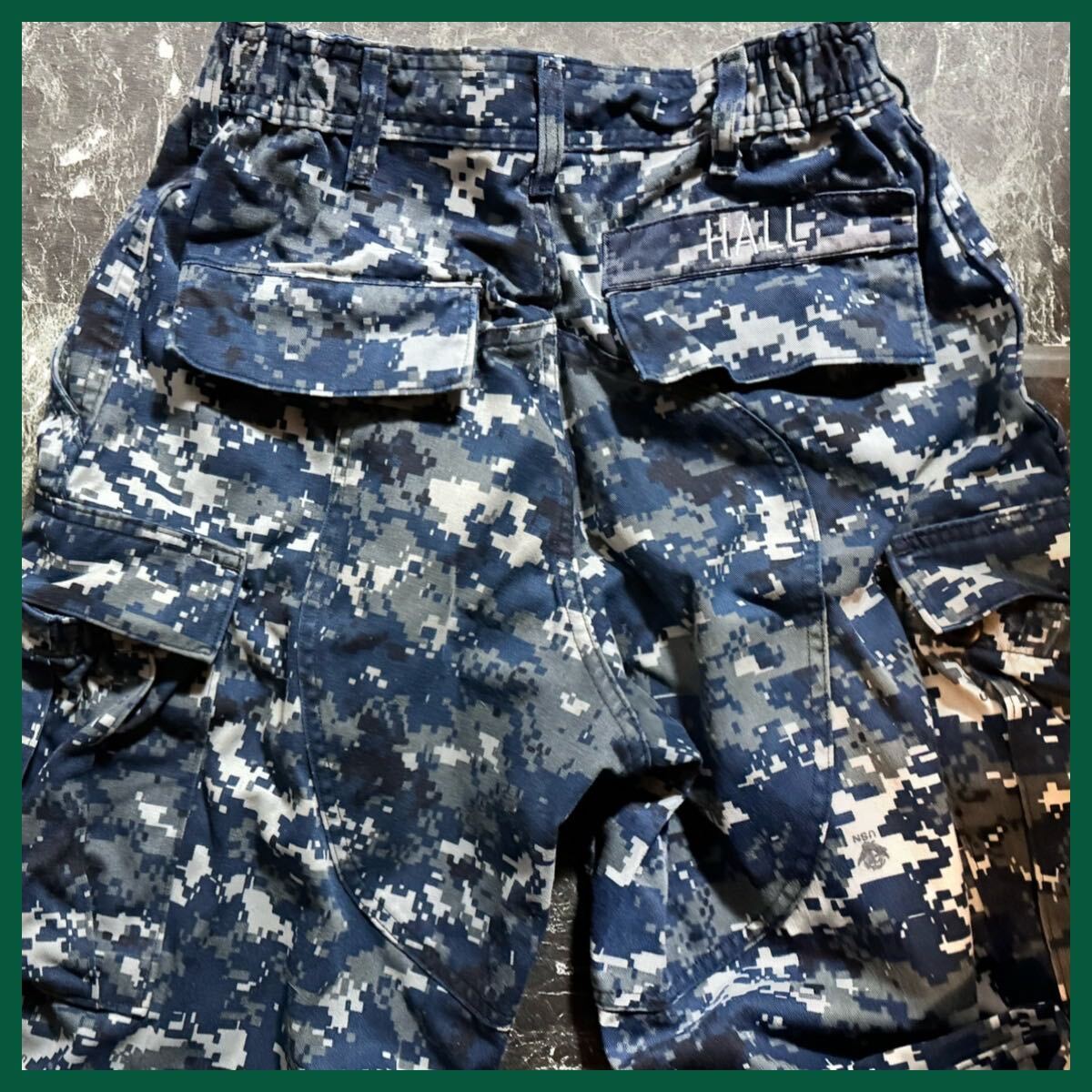 USED品　実物 米軍　米海軍 NWU US NAVY 迷彩パンツ ミリタリーパンツ_画像3
