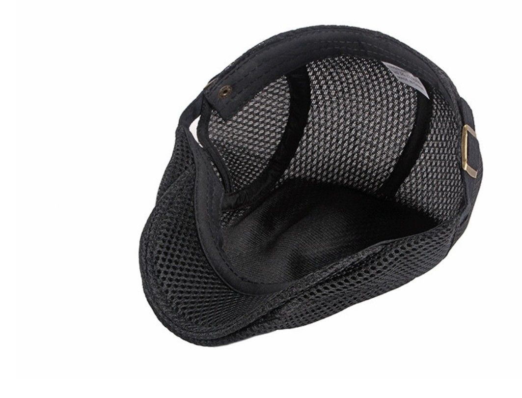 ハンチング帽子 黒 ハンチング帽 ハンチング キャップ 帽子 軽量 メッシュ 通気性抜群 速乾 メンズ レディース ウォーキング