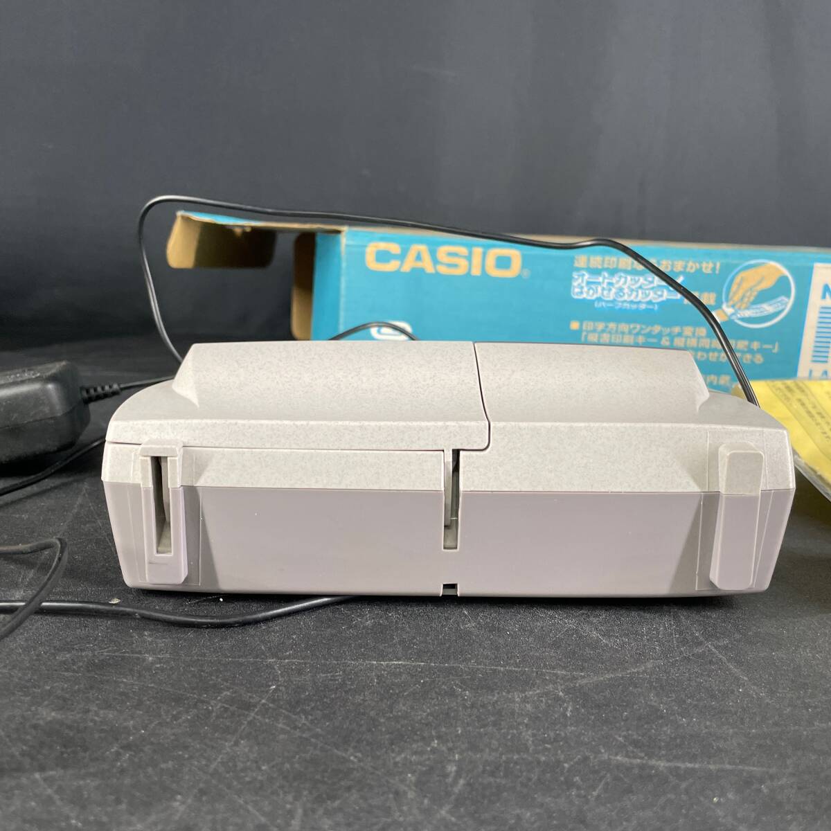 q72*中古 カシオ CASIO NAME LAND BiZ LABEL WRITER KL-S20 /TAPE: 6mm~24mm / ラベルライター ネームランド 印字できました 未検品現状品_画像4