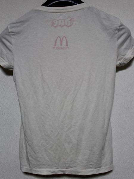 DOE マクドナルド レディース半袖Tシャツ アイボリー サイズ０(S) 新品 アウトレット_画像3