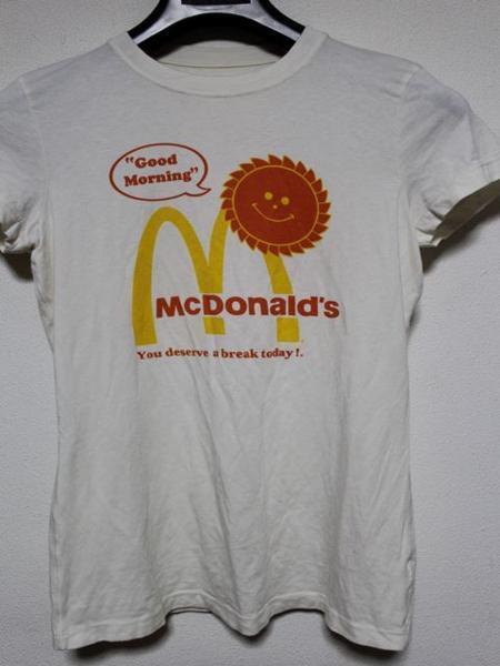 DOE マクドナルド レディース半袖Tシャツ アイボリー サイズ1(M) 新品 アウトレット_画像1