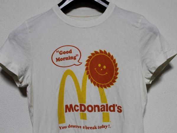 DOE マクドナルド レディース半袖Tシャツ アイボリー サイズ1(M) 新品 アウトレット_画像2