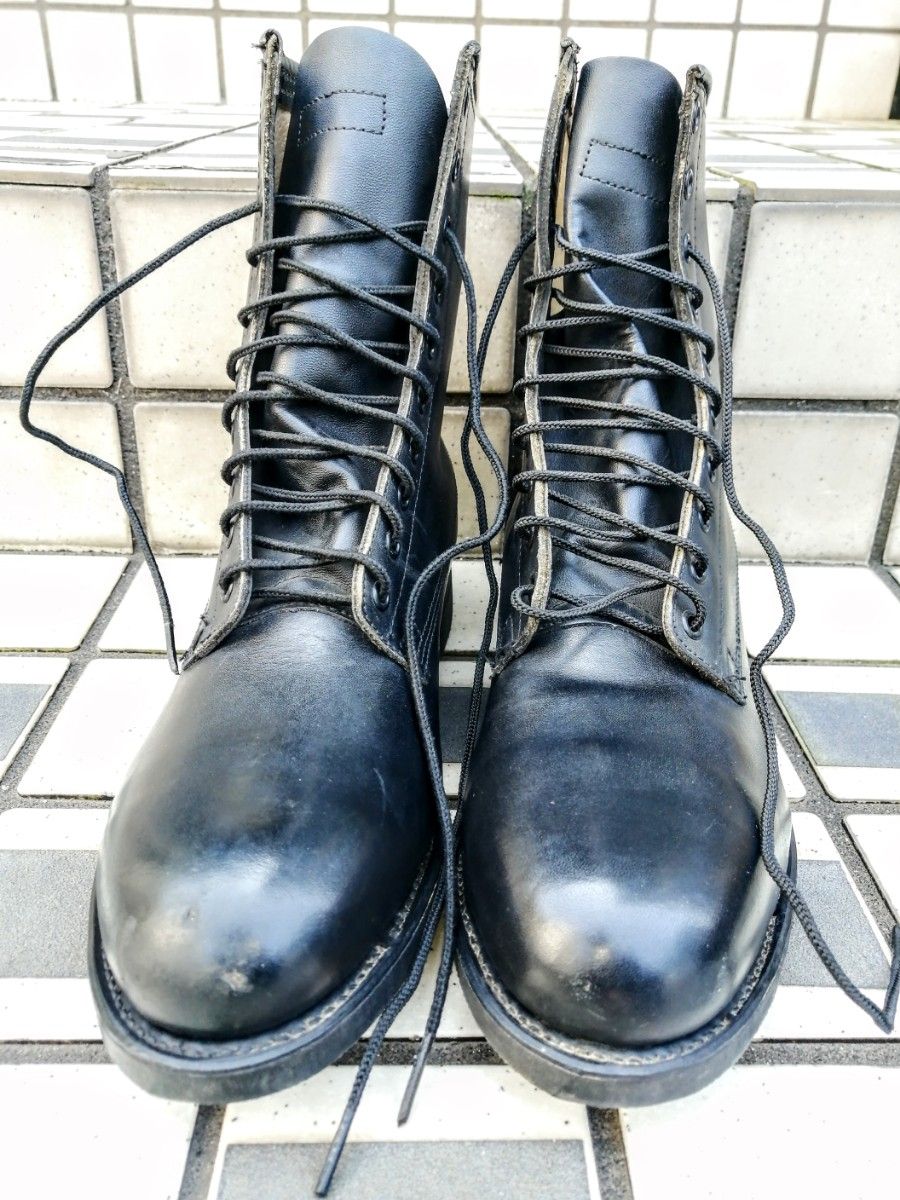 90's米軍コンバットブーツ スチールトゥ鉄板入 10ホール 未 90's米軍コンバットブーツ スチールトゥ鉄板入 10ホール 未