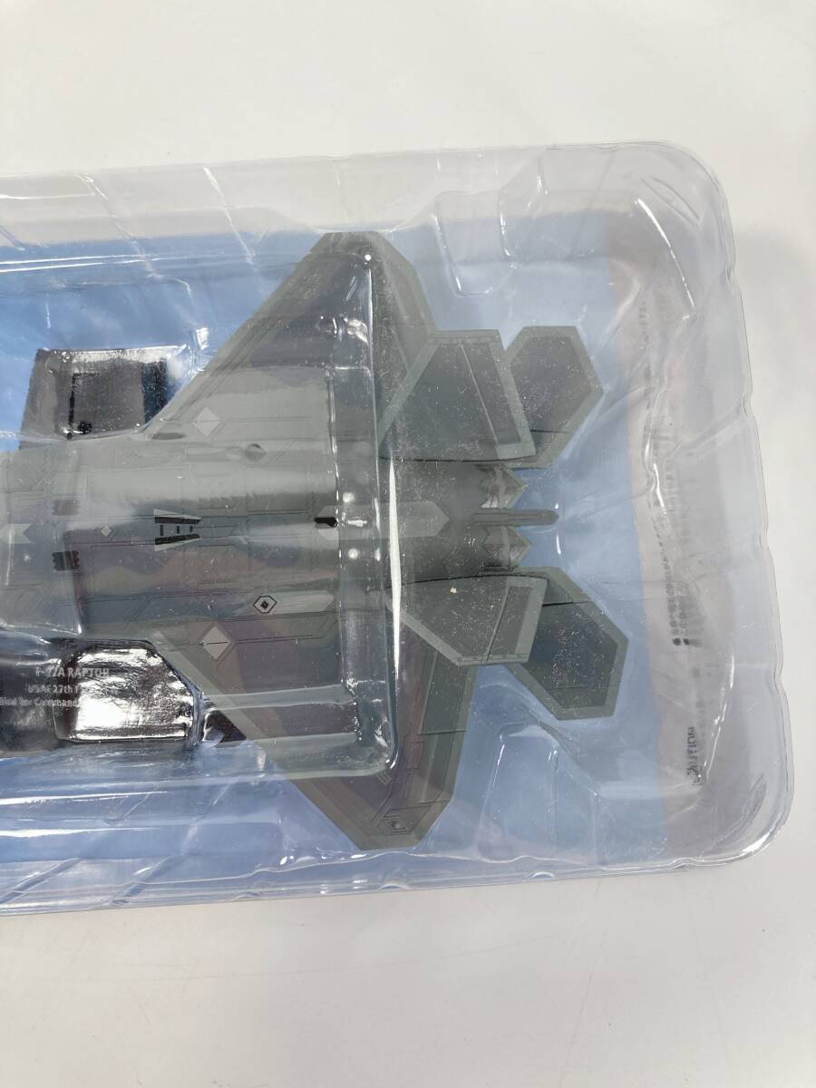 【未使用】エアファイターコレクション 1/100 F-22A ラプター 模型部のみ ダイキャストモデル 18号 vol.18 アシェット Hachetteの画像2