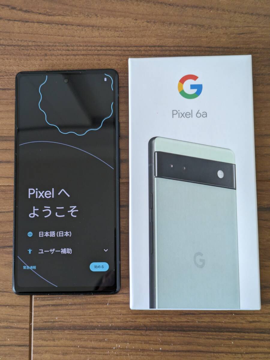 美品【Google】Google Pixel 6a 128GB SIMフリー Sageの画像1