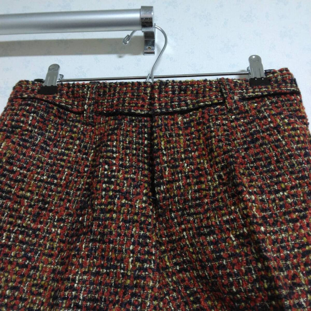 a94 superior article UNTITLED Untitled ( stock ) world knitted short pants brown group size 1 wool acrylic fiber USED old clothes made in Japan lady's 