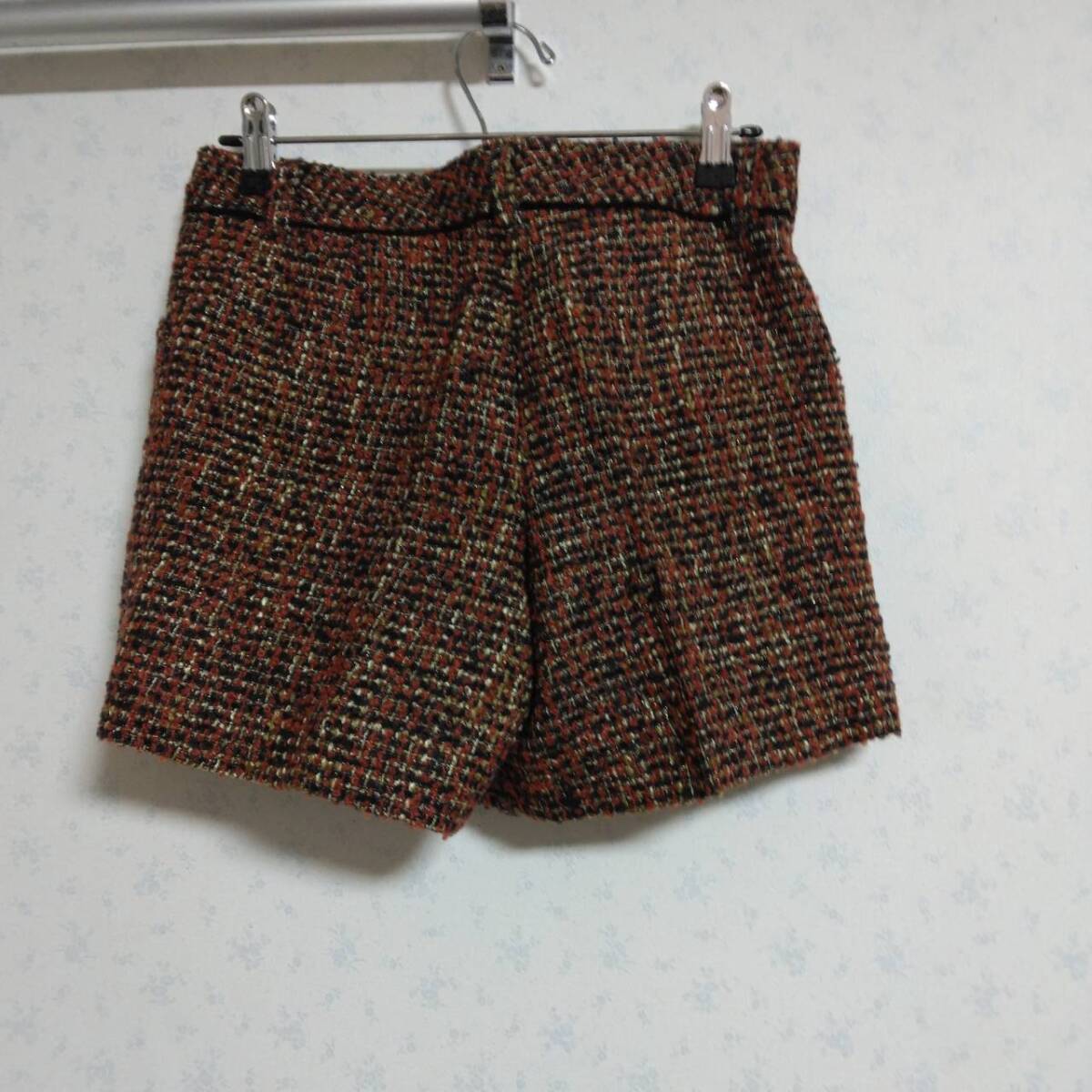 a94 superior article UNTITLED Untitled ( stock ) world knitted short pants brown group size 1 wool acrylic fiber USED old clothes made in Japan lady's 