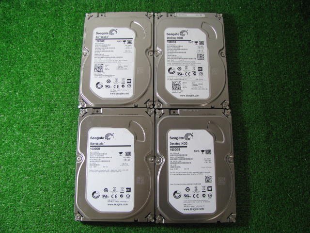 KA4349/3.5インチHDD 4台/Seagate 1TB_画像1