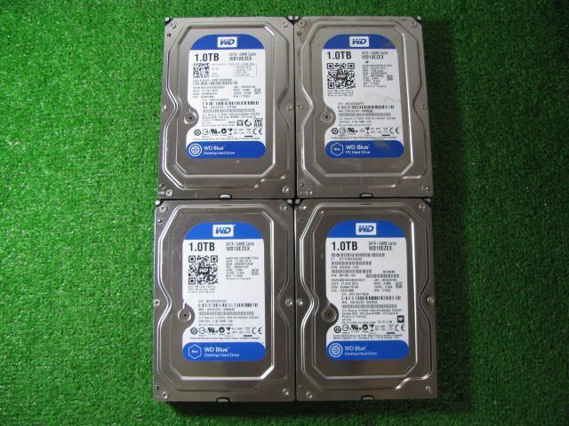 KA4353/3.5インチHDD 4台/WD 1TB_画像1