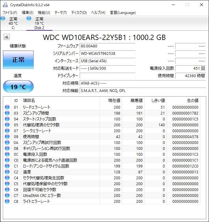 KA4038/3.5インチHDD 4個/WD 1TB_画像3