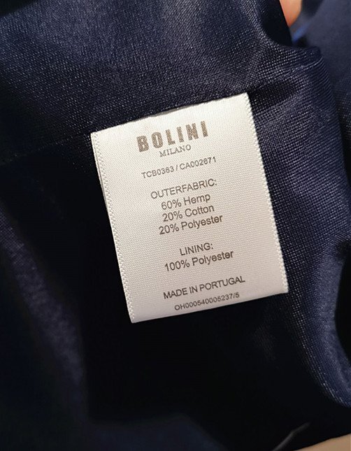 今節※最上級8万※EU製◆イタリア*ミラノ発*BOLINI*ブラックラインdesigner*麻/リネン生地※紳士テーラードジャケット・イタリア50/XLの画像7