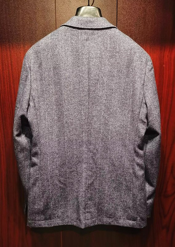 最高峰20万◆イタリア*ローマ発*ROBERT CAVANI/ロベルトカバーニ*最上級・100% virgin wool/千鳥格子*テーラードジャケット・48/L_画像5