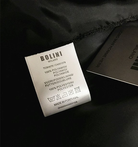 最高級4万※EU製*イタリア・ミラノ発*BOLINI*プレミアムライン※高級セレブdesigner・防寒・中綿ベスト・イタリア46/Mサイズ・銀_画像6