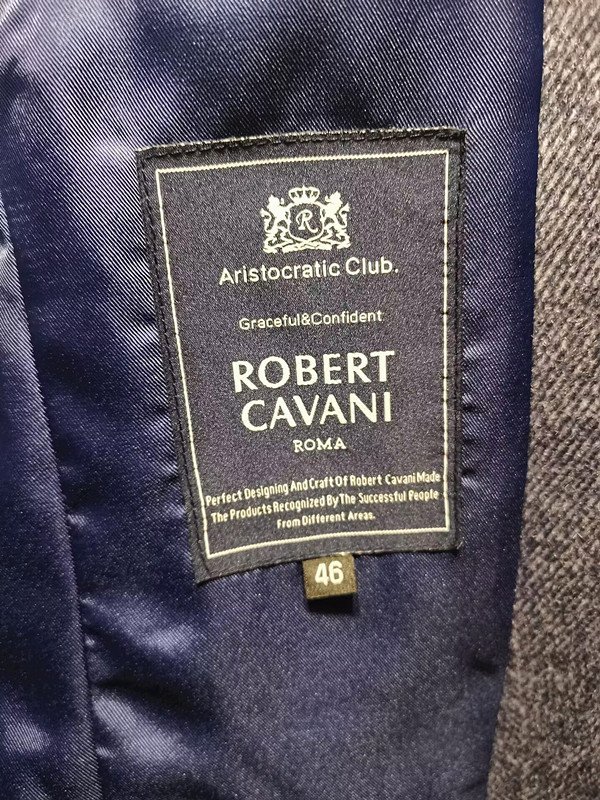 最高峰20万◆イタリア*ローマ発*ROBERT CAVANI/ロベルトカバーニ*最上級・100% virgin wool/千鳥格子*テーラードジャケット・46/M_画像4