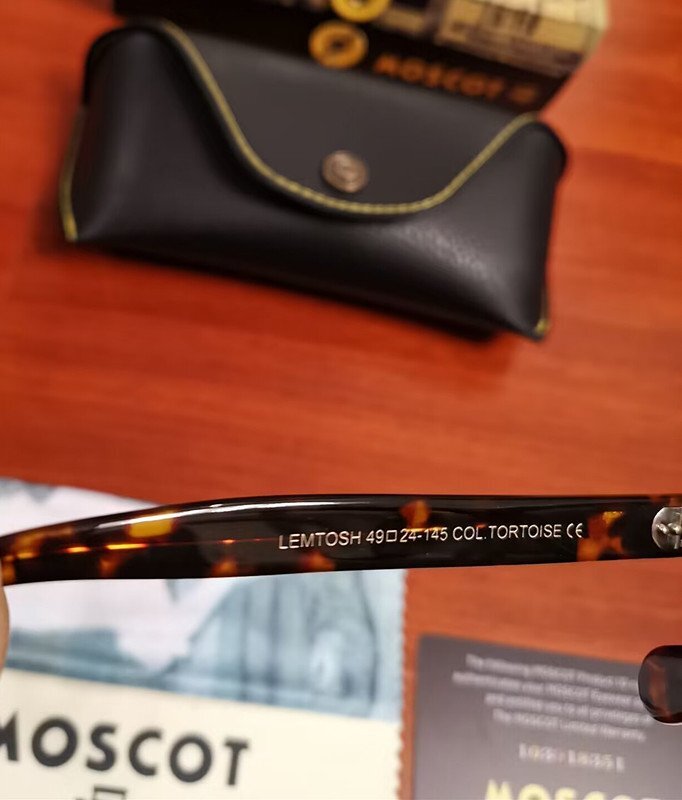 名作モデル☆新品☆ MOSCOT モスコット LEMTOSH レムトッシュ ウェリントン眼鏡・鼈甲メガネ ・ジョニーデップ愛用モデル_画像8