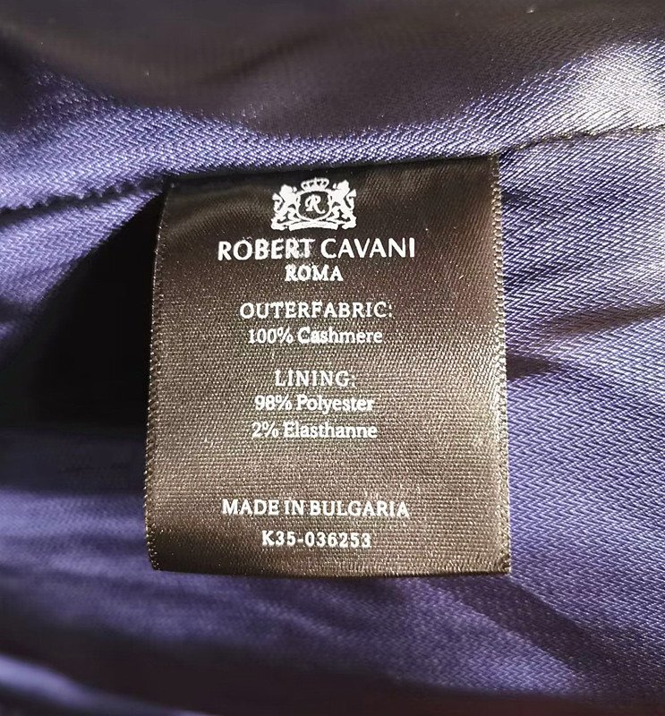 最高峰*定価28万◆イタリア*ローマ発*ROBERT CAVANI/ロベルトカバーニ*最上級*カシミア100％・イタリアン紳士・チェスターコート*L紺_画像7