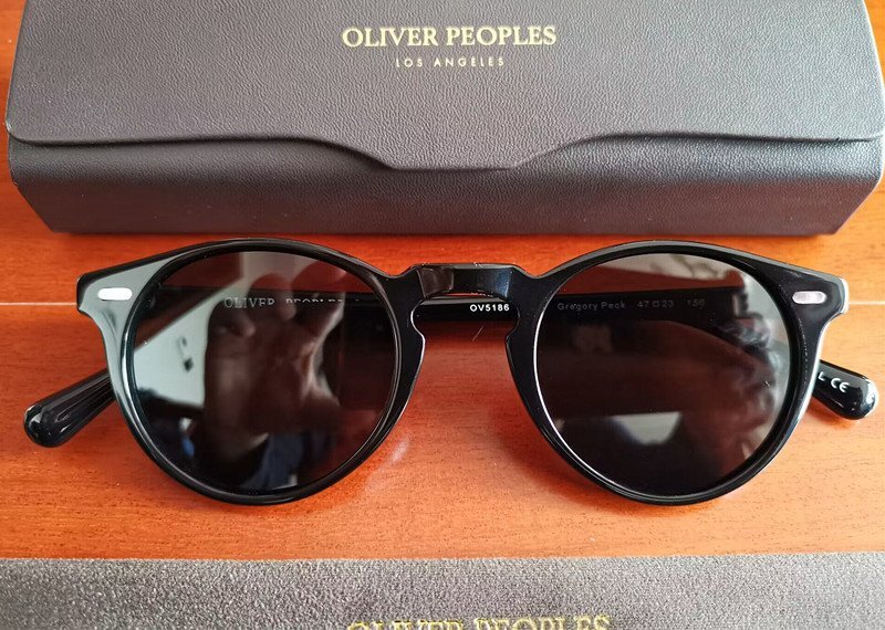 名作モデル☆イタリア製★「OLIVER PEOPLES/オリバーピープルズ」伝説の大人気作・OV5186・サングラス・メガネフレーム/黒_画像3