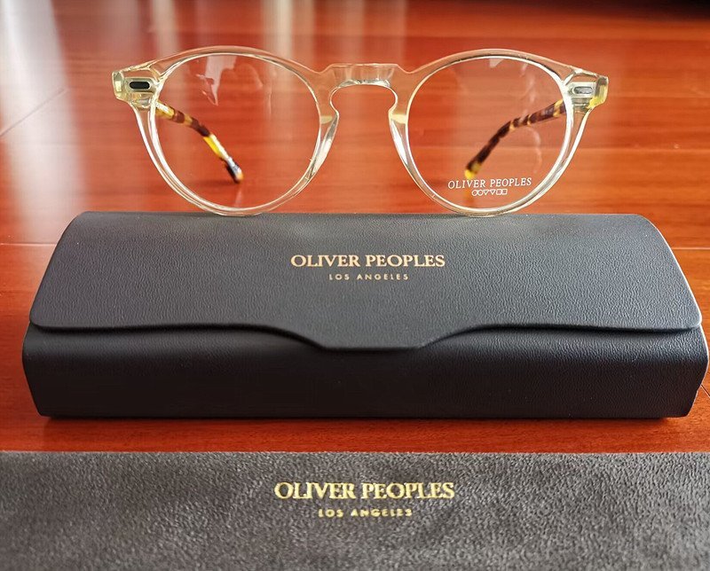 伝説のモデル*イタリア製★「OLIVER PEOPLES/オリバーピープルズ」・GREGORY PECK -OV5186 ボストン・メガネフレーム /鼈甲/クリア眼鏡_画像2