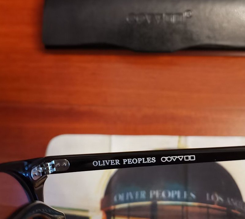 高級*イタリア製★「OLIVER PEOPLES/オリバーピープルズ」伝説の大人気作・OV5186・ボストン・メガネフレーム・黒_画像7