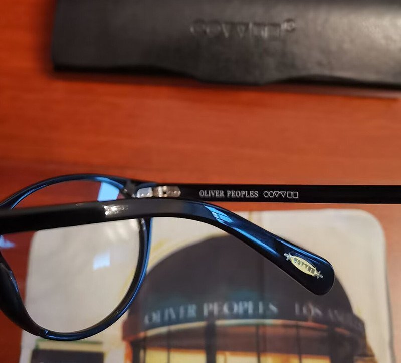 高級*イタリア製★「OLIVER PEOPLES/オリバーピープルズ」伝説の大人気作・OV5186・ボストン・メガネフレーム・黒_画像10