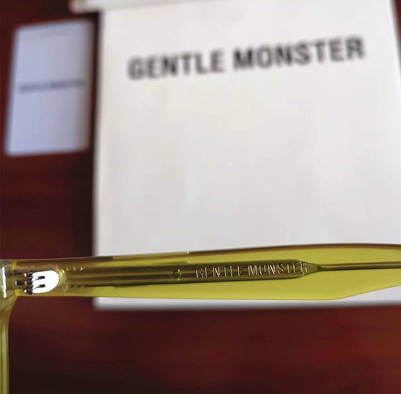  new goods unused * popular model *GENTLE MONSTER*jentoru Monstar Mondo. slope wide .BTS favorite * sunglasses * yellow 