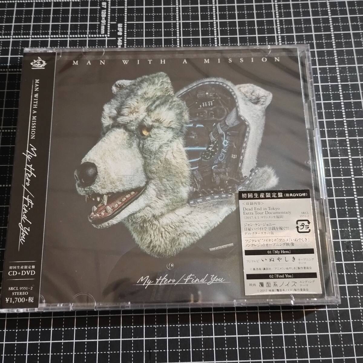 MAN WITH A MISSION　My Hero/Find You初回生産限定盤　　　_画像1