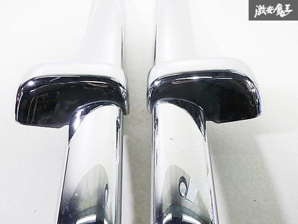 ダイハツ 純正 L700S L710S ミラジーノ フロント バンパー メッキ モール ガーニッシュ 左右 セット 52713-97201 52712-97201 即納_画像6