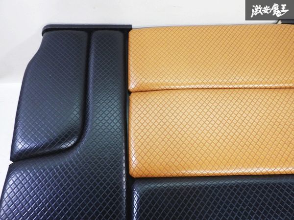 社外品 200系 ハイエース ワゴン GL用 ベットキット レザー キルティング マット 木製 土台 セット 車中泊 キャンプ アウトドア 即納_画像5