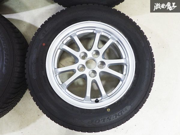 ●トヨタ 純正 ZVW50 50系 プリウス 15インチ 6.5J ＋40 5H 5穴 ホイール ダンロップ 2021年 195/65R15 オールシーズンタイヤ 4本セット_画像2