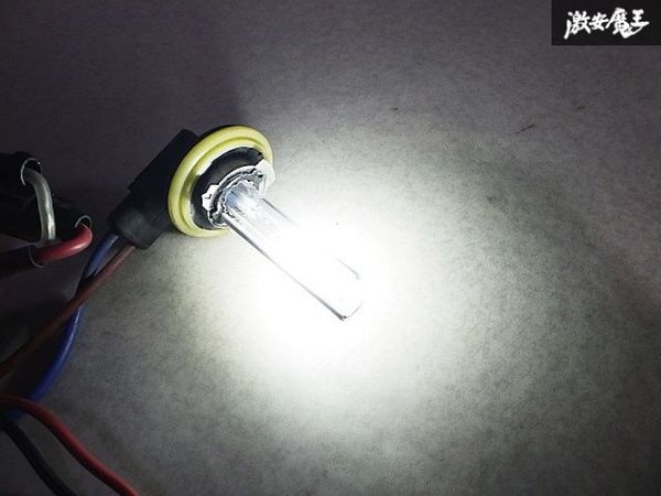 保証付 HID点灯OK 社外 HID バラスト バーナー セット H11 6000K 35W 左右 セット 即納_画像9