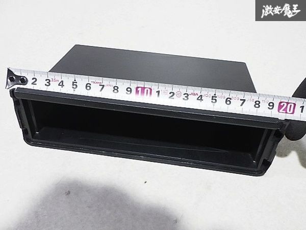 三菱 純正 H81W H82W EKワゴン 1DIN 小物入れ 収納 オーディオポケット ボックス BOX 内装 トリム MB877640 即納_画像7