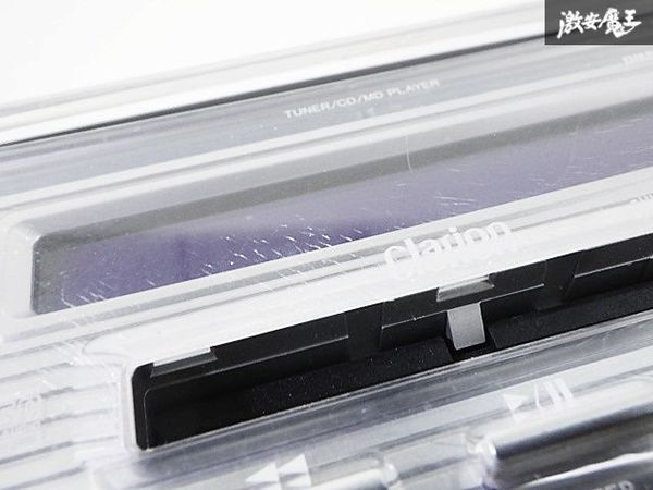 保証付 動作OK Clarion クラリオン 2DIN CD MD プレーヤー オーディオ デッキ DMB165 即納_画像6